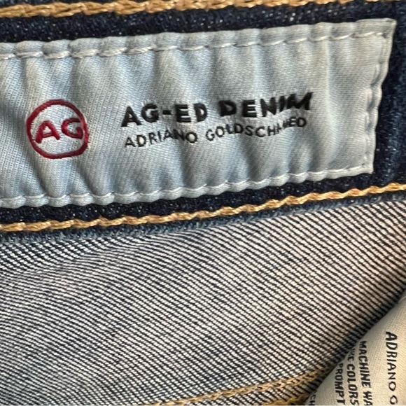 Adriano Goldschmied Jeans Womens 27 Denim The Legging Ankle Distressed Skinny AG - Picture 12 of 16